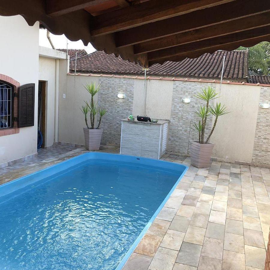 Casa Com Piscina Em Mongagua Villa Praia Grande  Bagian luar foto